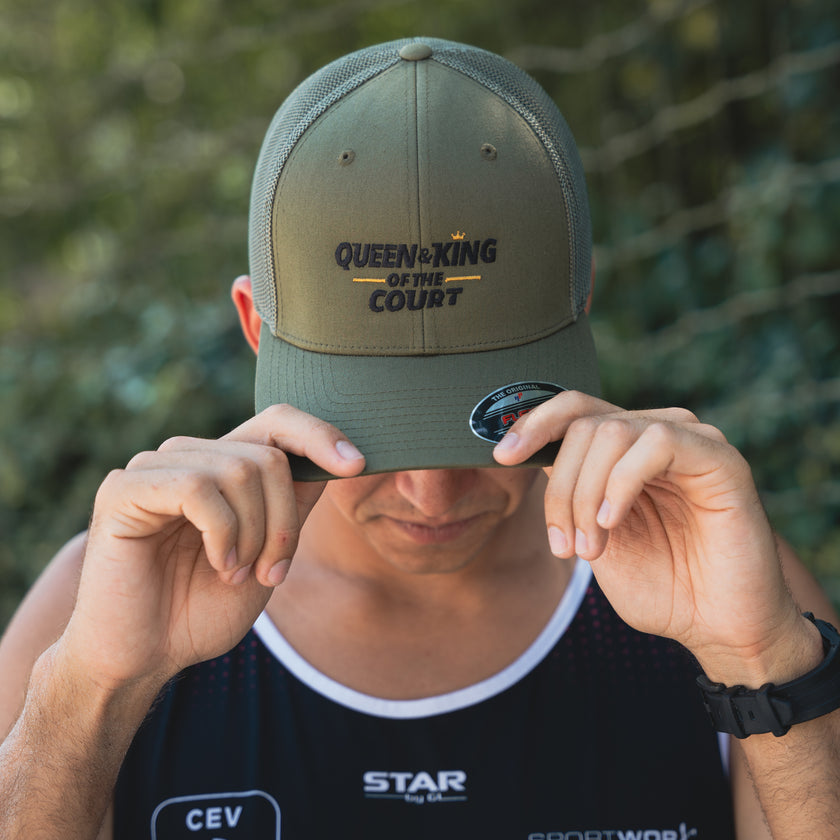 Queen & King of the Court trucker cap