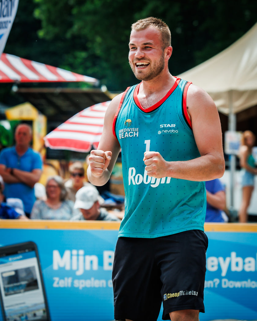 Eredivisie Beach Singlet - Turquoise