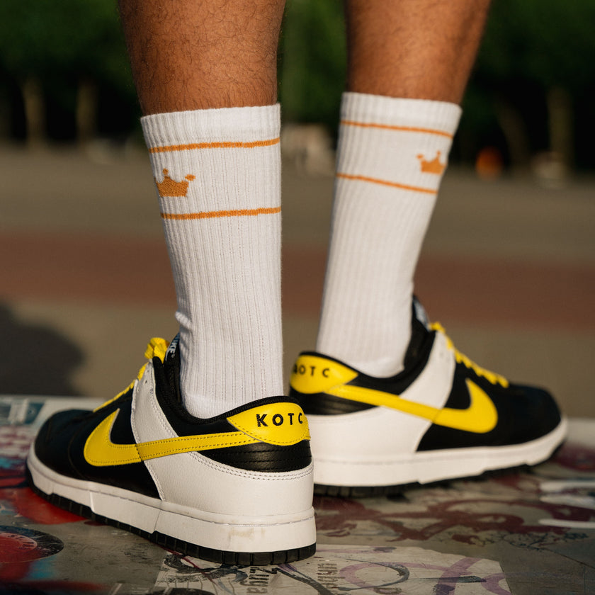 QKOTC Socks Crown 2025 - White